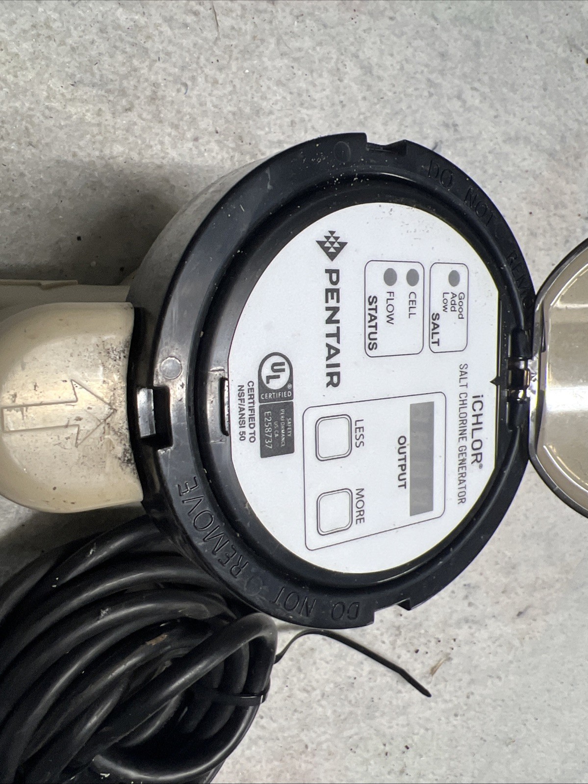 Pentair Ichlor 30 Salt Chlorine Generator (Cell Only) For Parts