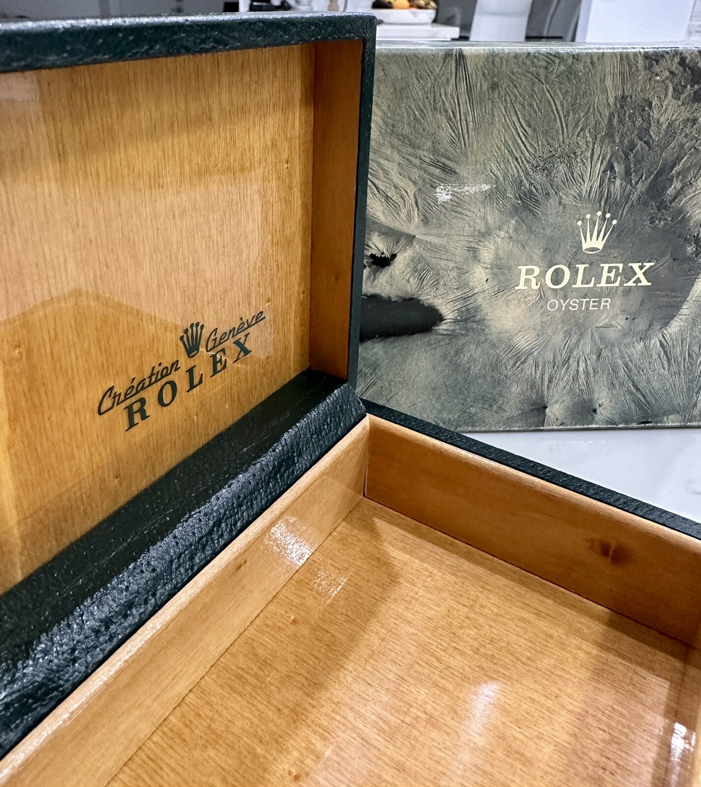 100% Genuine Rolex Datejust 16013 16014 Box Booklets Tags FULL SET 80s clean