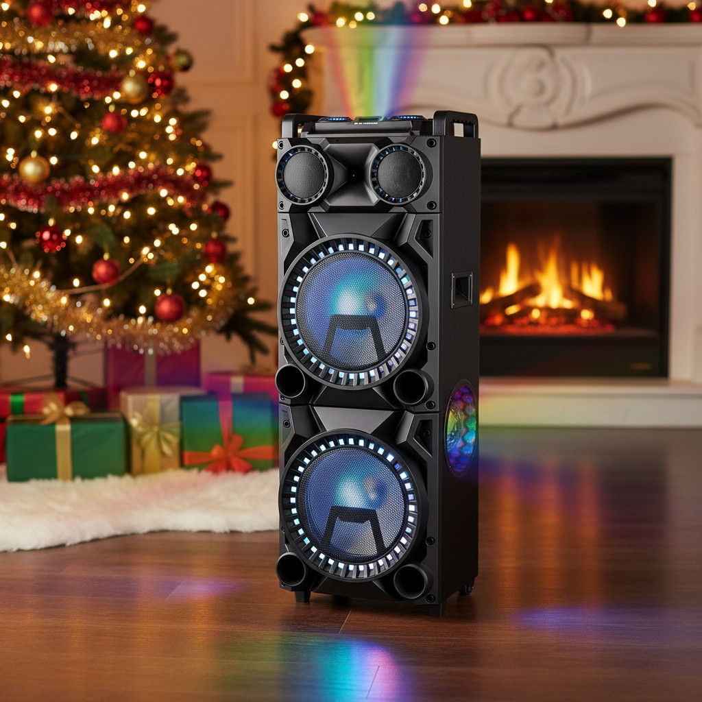 18500W Portable Bluetooth Speaker Sub woofer Heavy Bass Sound Party System w/Mic