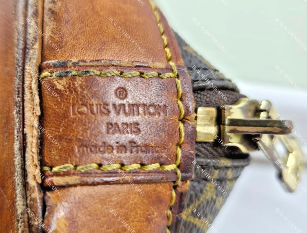 Authentic Louis Vuitton Alma PM Monogram Handbag Vintage 1980s Real Auth