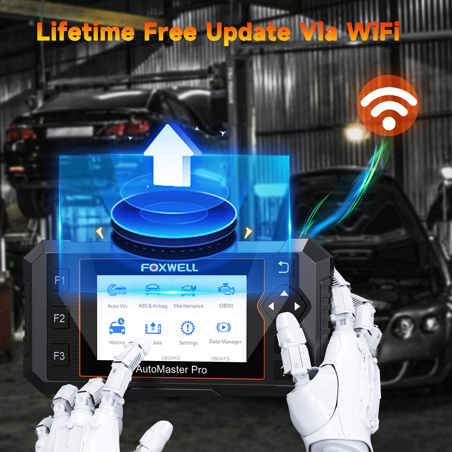 FOXWELL NT650 PRO Automotive Bi-directional OBD2 Scanner Diagnostic Scan Tool