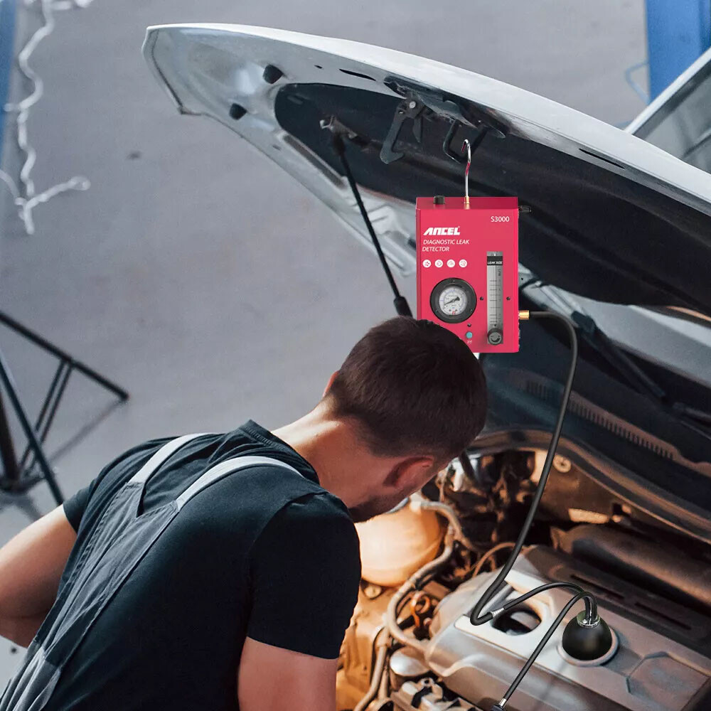 ANCEL Car EVAP Smoke Leak Detector Intake Adapter Intake Inflatable Bladder USA