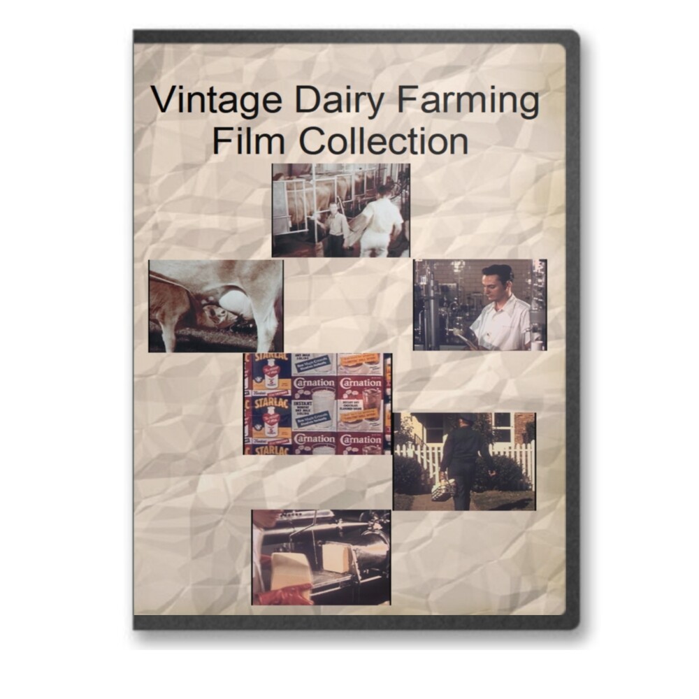 Vintage Dairy Farming Milk Production Operation Film Collection DVD - A651