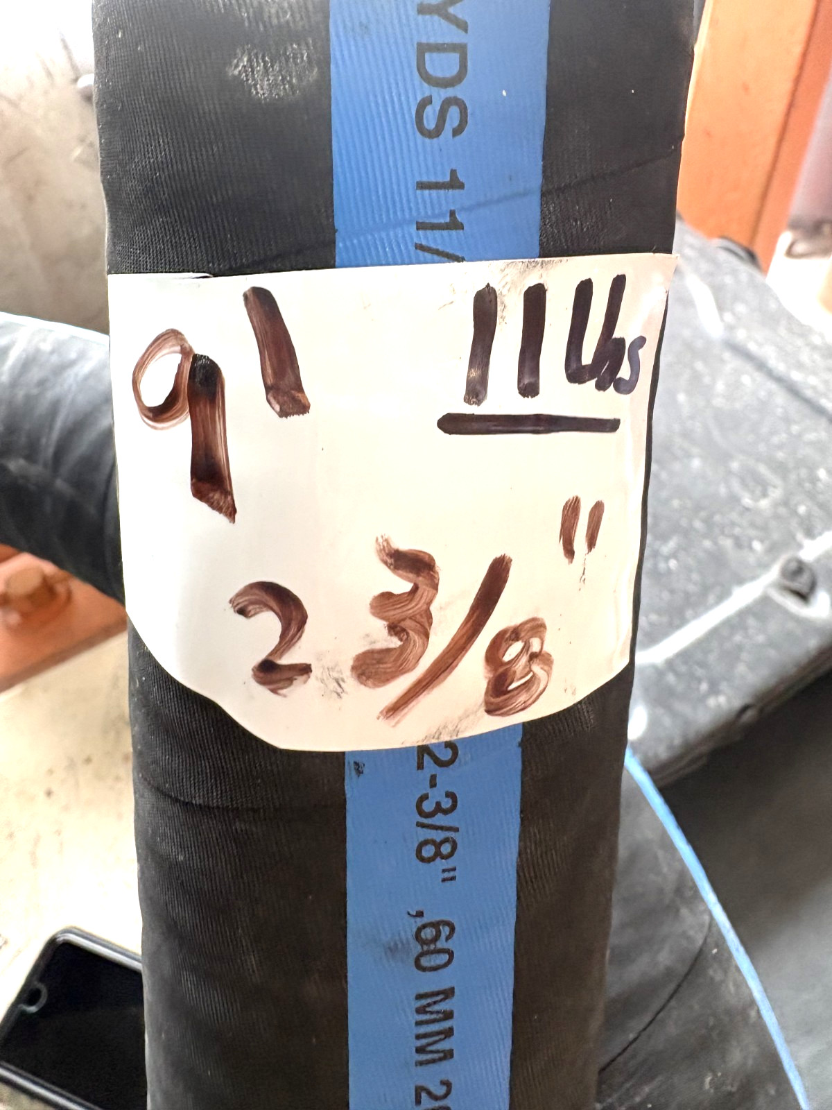 SHIELDS 2 ⅜" Marine Wet Exhaust & Water Hose, 9Ft LONG, #250-2380 2 ⅜"