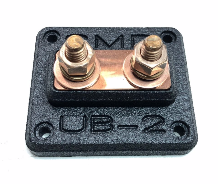 SMD UB-2 *COPPER* (Universal Power/ Grounding Bar - 2 post)