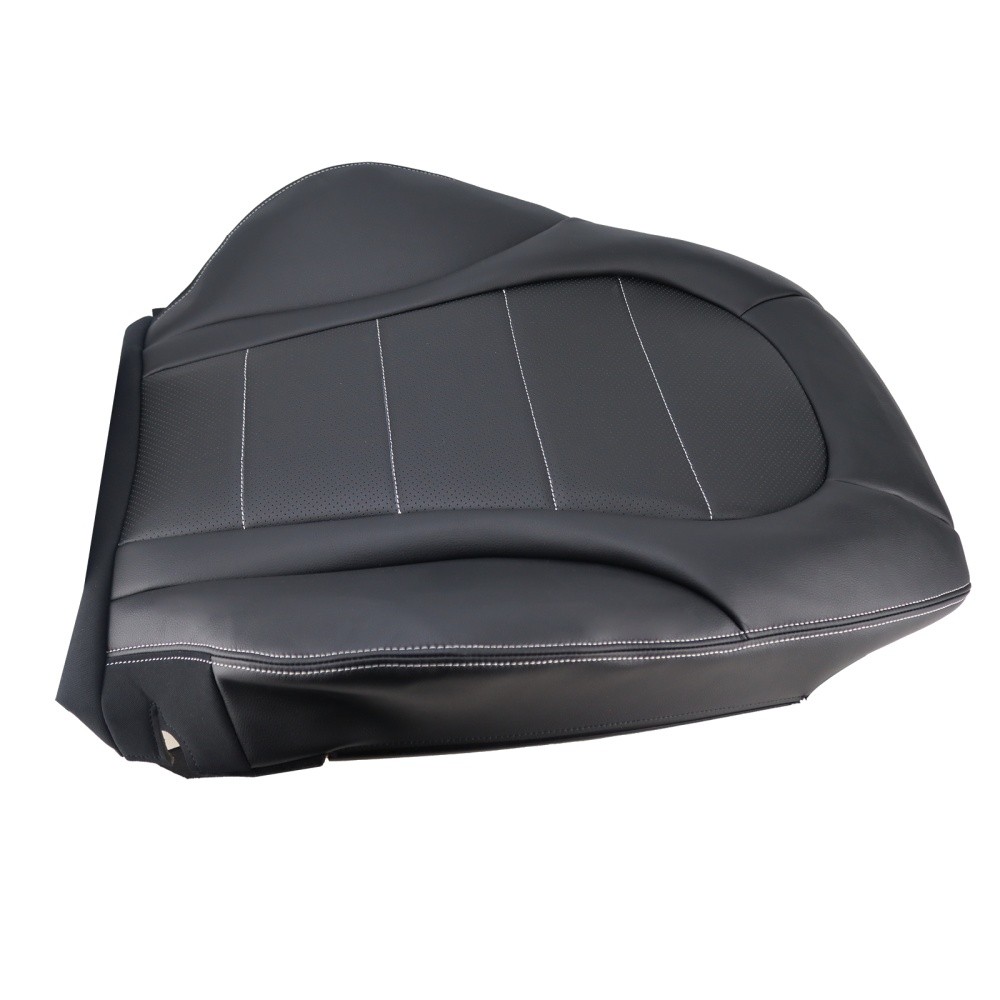 Replacement Driver Bottom & Top Seat Cover Fits 15-21 Mercedes C300 GLC300 Black