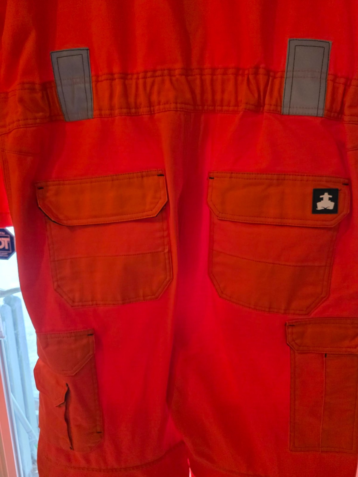 New Scandia ScanPyro Endurance Bright Orange XL Reflective FR Maritime Coveralls
