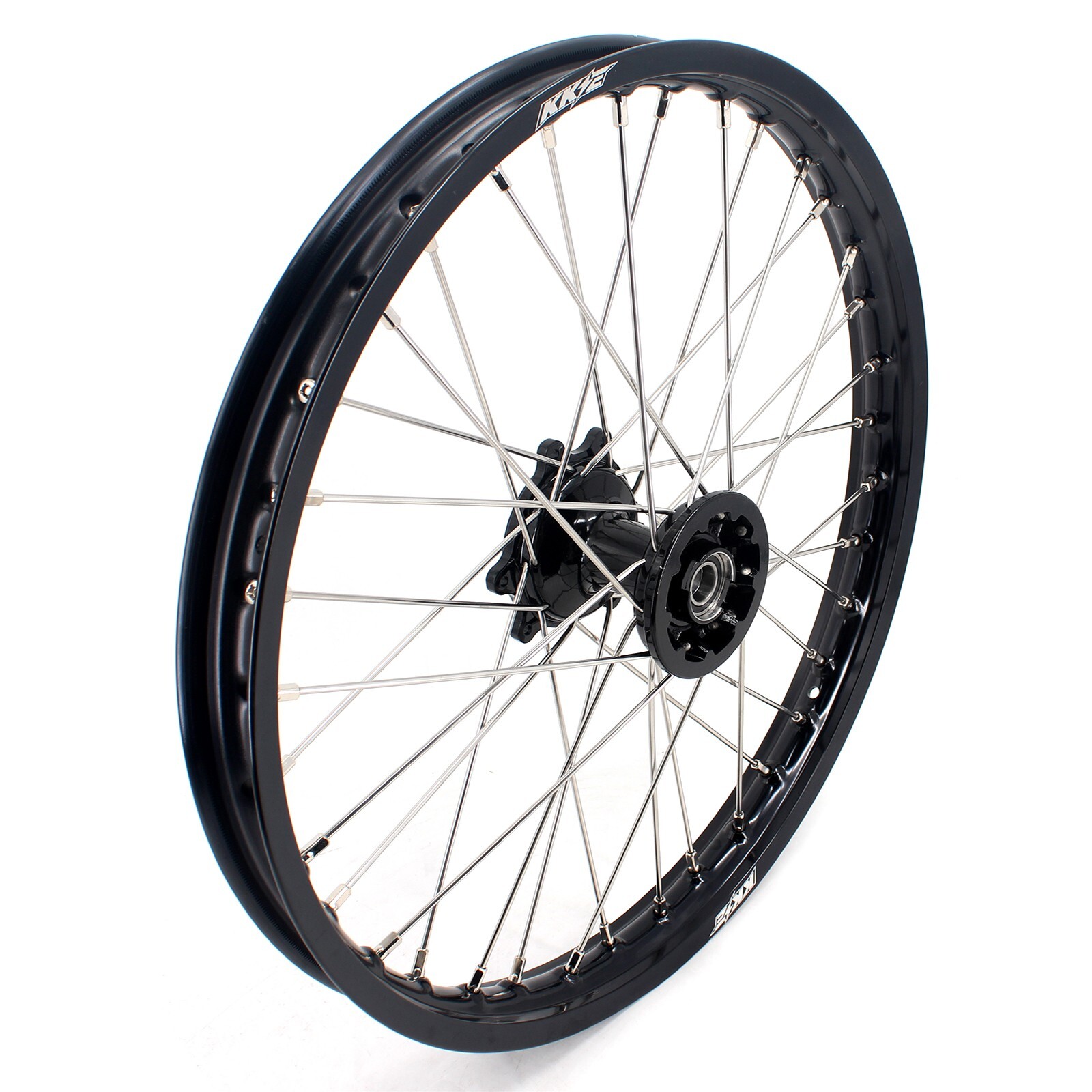 KKE 21/19" Cast MX Wheels Fit Honda CR125R CR250R 1995-2001 CR500R 1996-01 Black