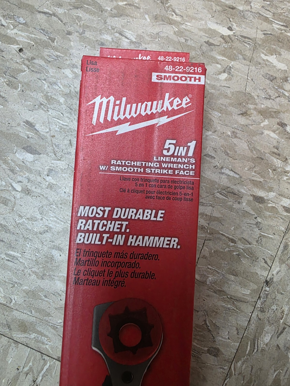 NEW Milwaukee Tool 48-22-9216 Lineman Fts 5-In-1 Ratcheting Wrench