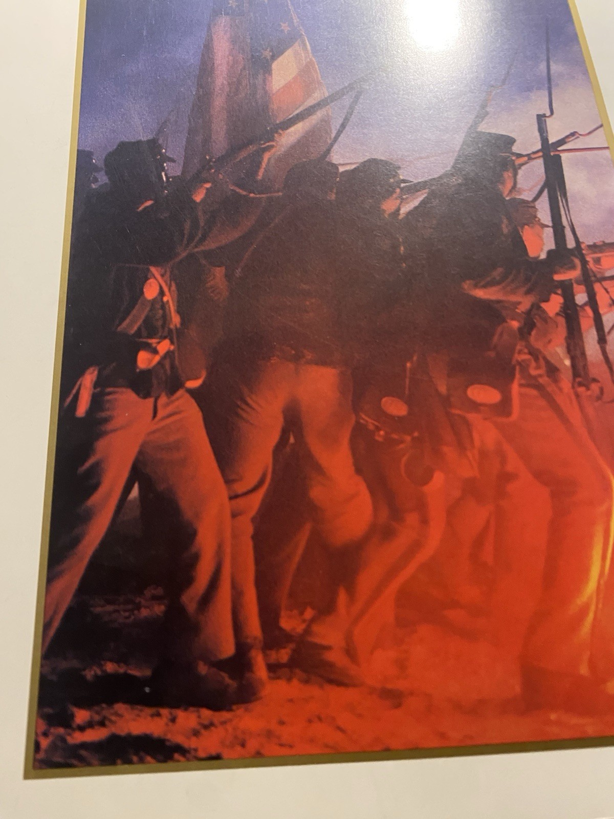 Rare GLORY Movie Promotional Book Photos w/ Denzel Washington Mathew Brodderick