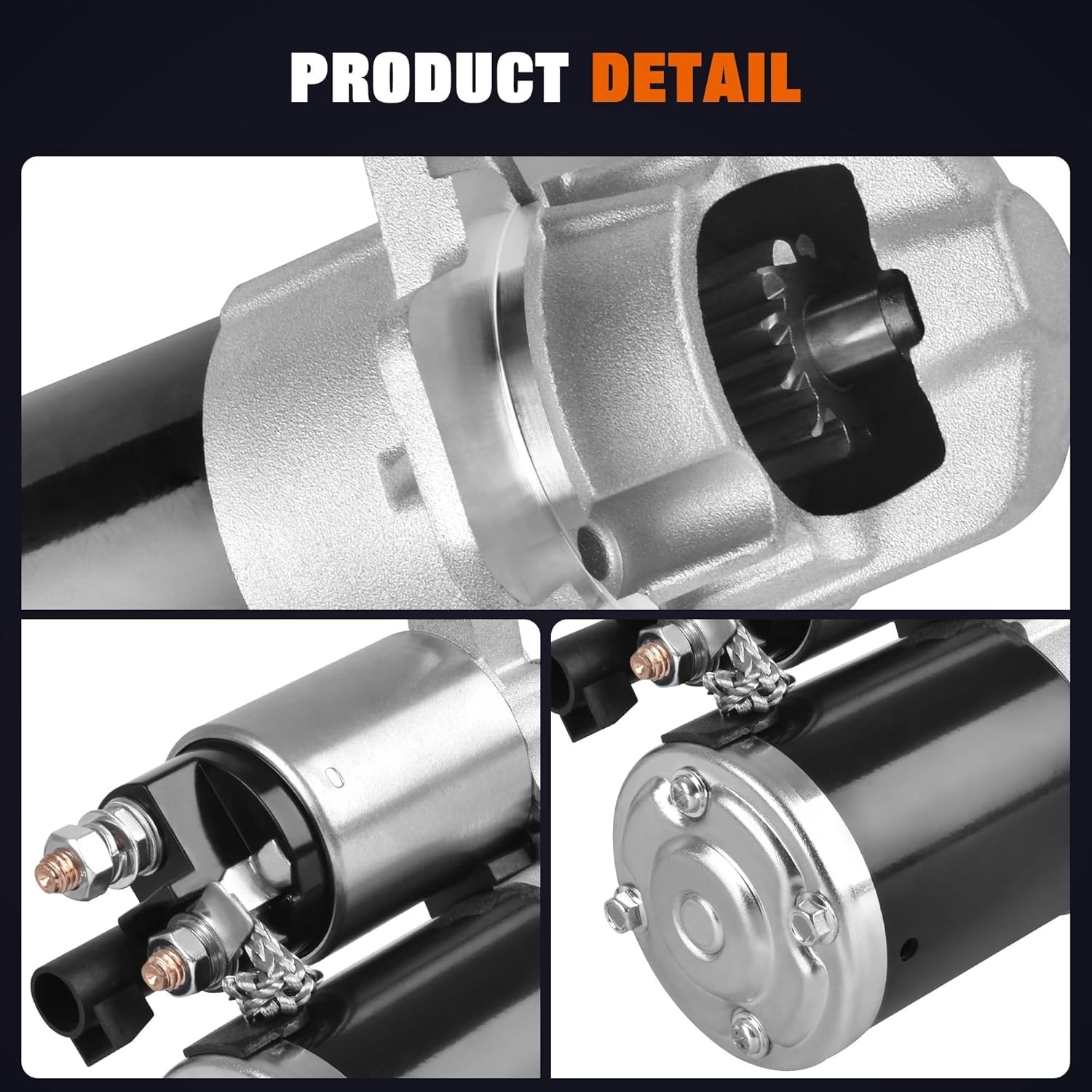 Starter For GMC Acadia 2007-2016 V6 3.6L 217cid 12588493 M0T35872 SMT0307 17986