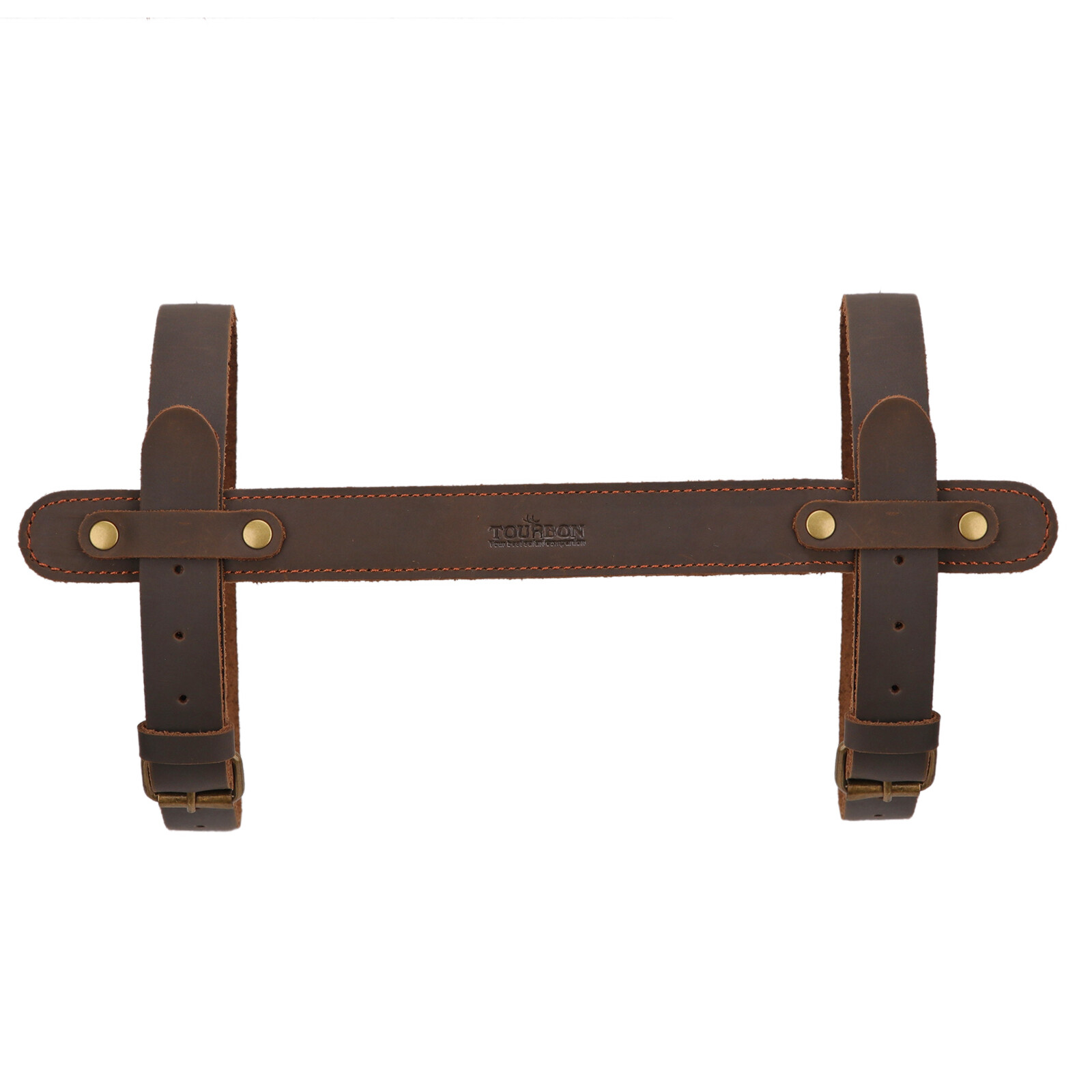 Leather Picnic Motorcycle Blanket Carry Handle Belt Bedroll Strap-Xmas Gift