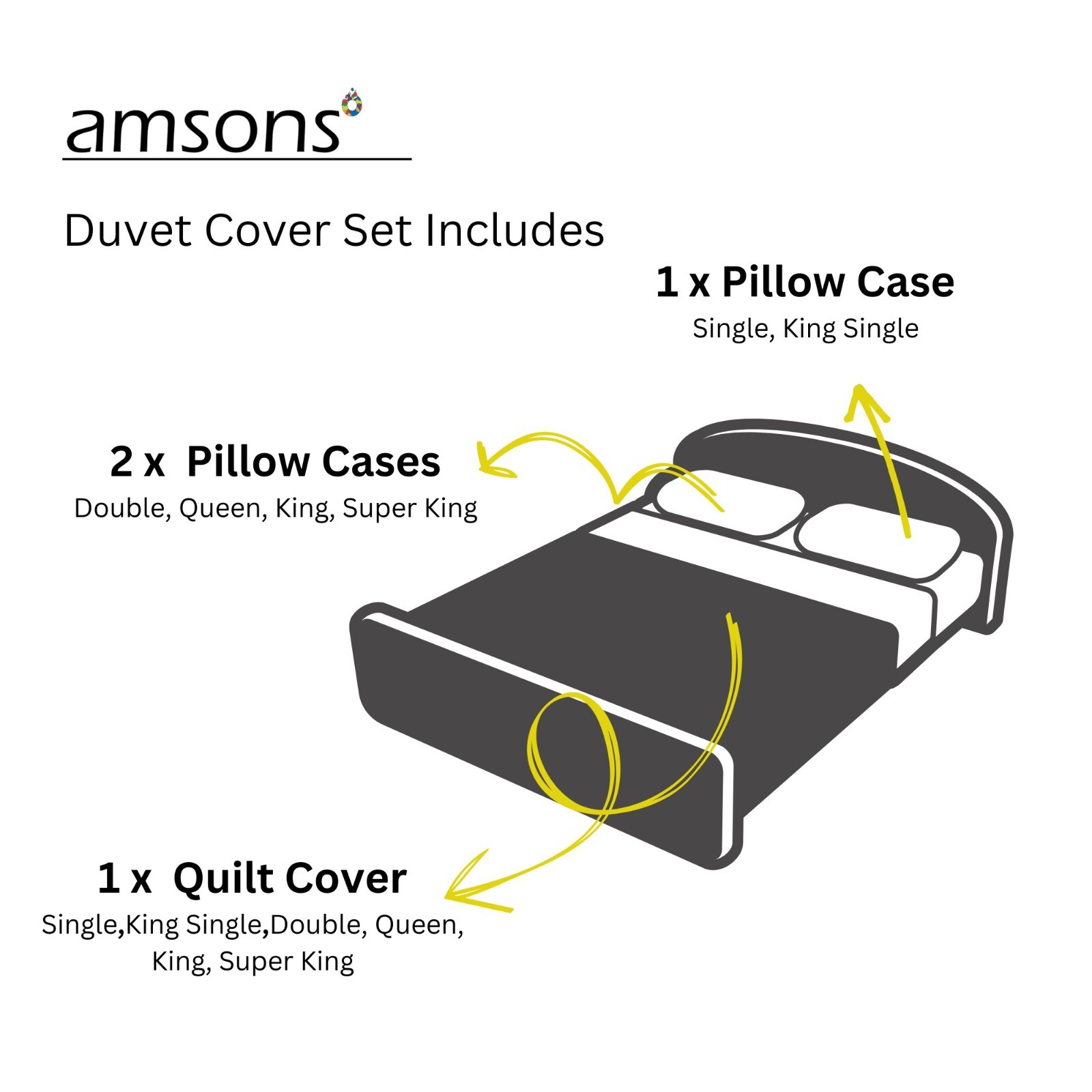 2025 New All Size Bed Doona Quilt Duvet Cover Set 100% Cotton Premium Bedding