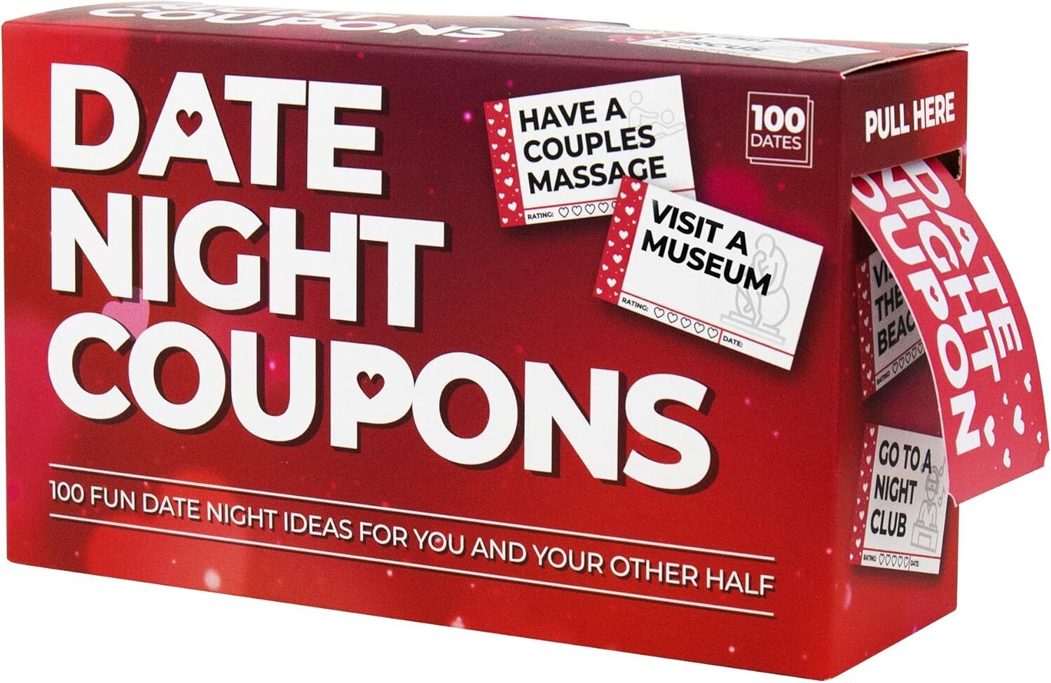Gift Republic 100 Date Night Coupons, Multi,Other Gift & Party Supplies