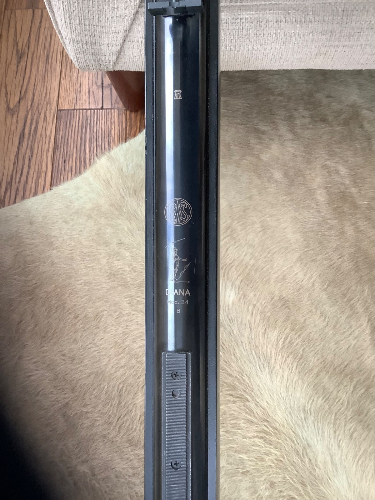 RWS Diana Model 34 B .177cal Air Rifle Vintage Made In Germany Model 34 B SCOPE