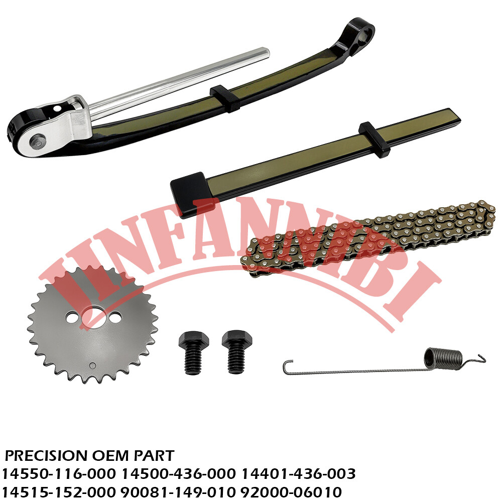 Timing Chain Guides Camshaft Sprocket Kit for Honda CRF100F 04-11 #14550-116-000