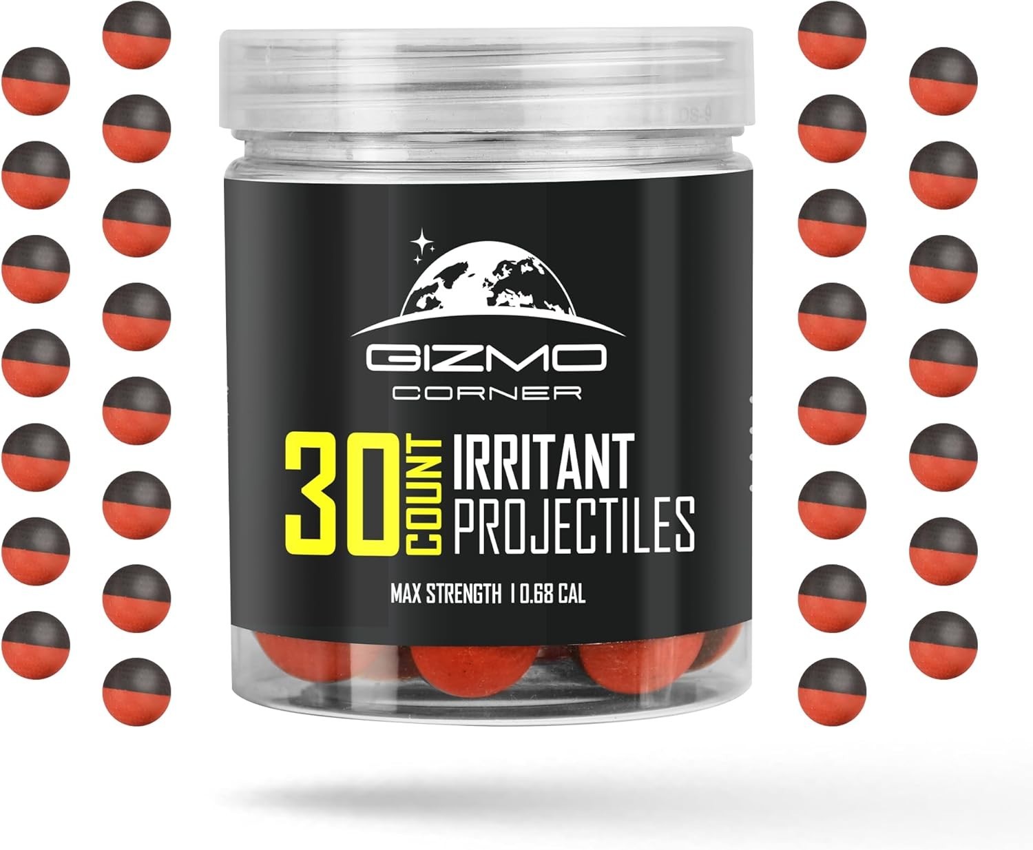 68 Caliber Practice Projectiles for Standard .68 Caliber Launchers-10/30 Pack