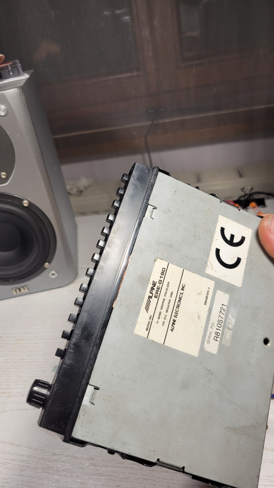 Alpine ERE-G180 11 Band Graphic Equalizer Serviced