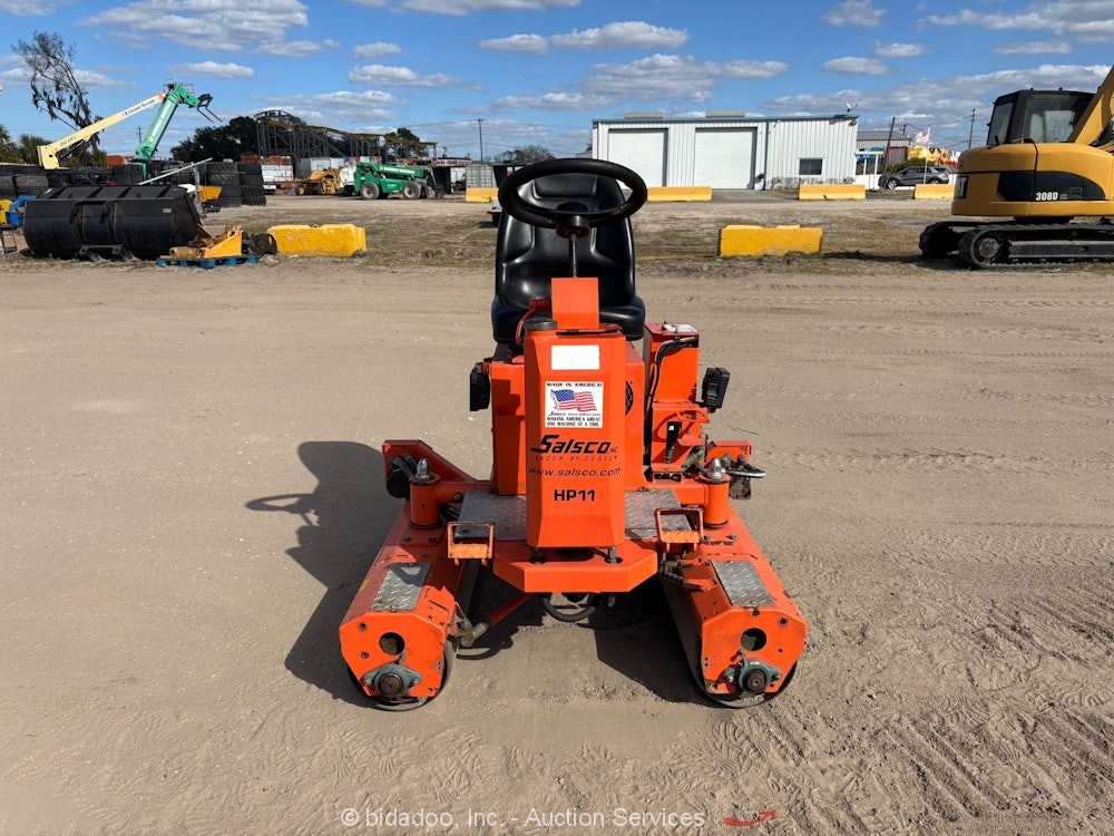 2021 Salsco GGRHP11 36" Static Ride On Greens Turf Roller Trailer Honda bidadoo