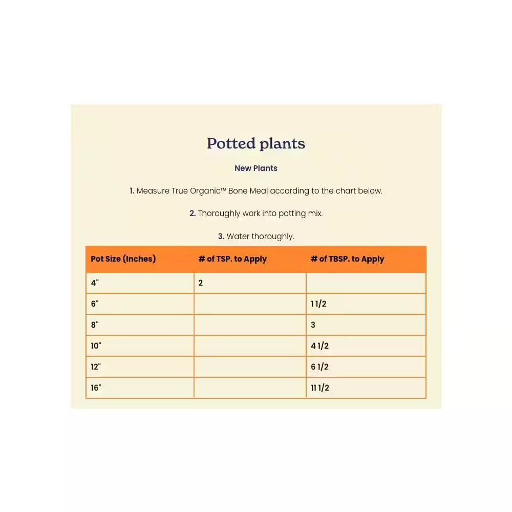 4 Lbs. Organic Bone Meal Dry Fertilizer 7-7-0