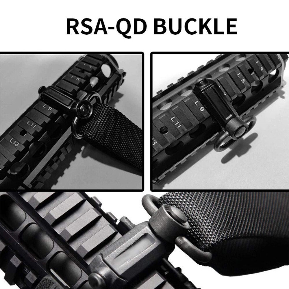 Tactical QD Sling Swivel Attachments 45 Degree Low Profile Picatinny Rail Mount