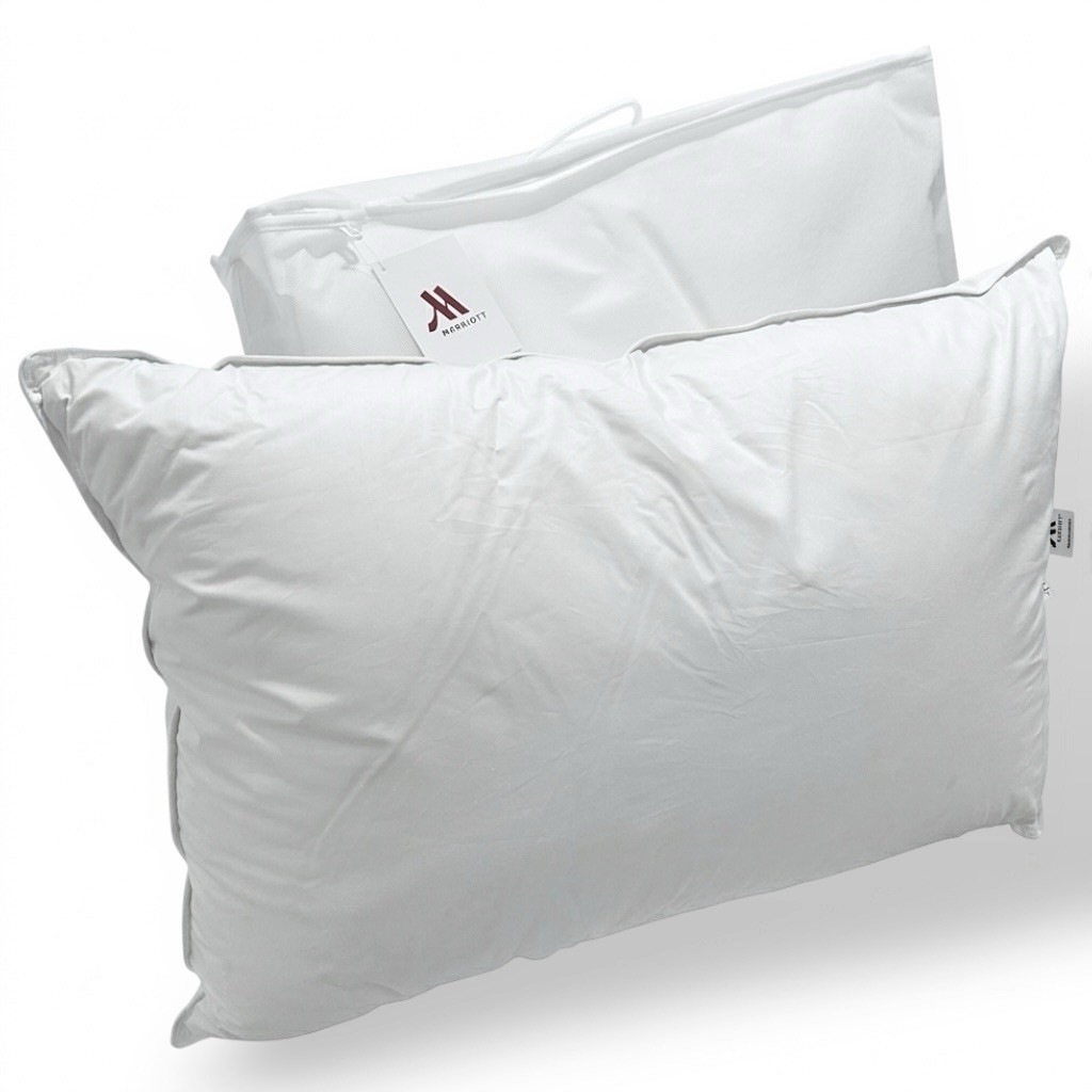 Marriott Hotels 2-Pack Feather & Down Queen 20x30 Pillows Exclusive Authentic
