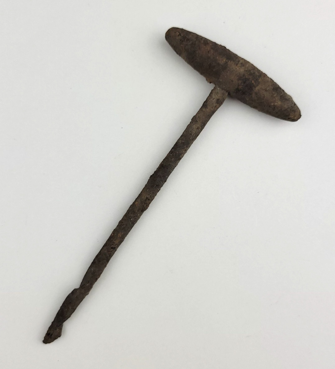 4.75" Iron Fur Trade Auger / Drill with Handle - Itasca Co. Minnesota Artifact