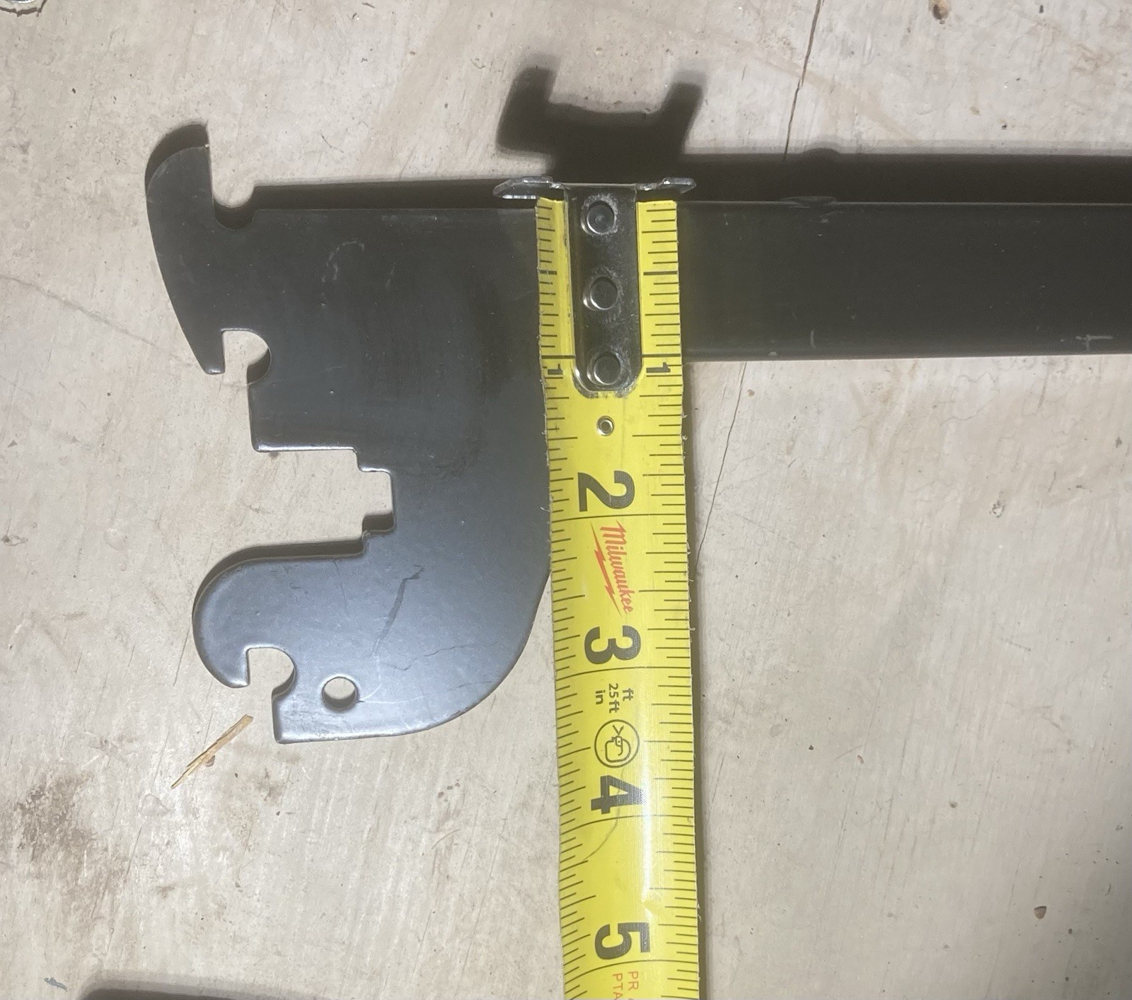 Boutique Black U-Shaped Hang Rail (2 Included In Listing)