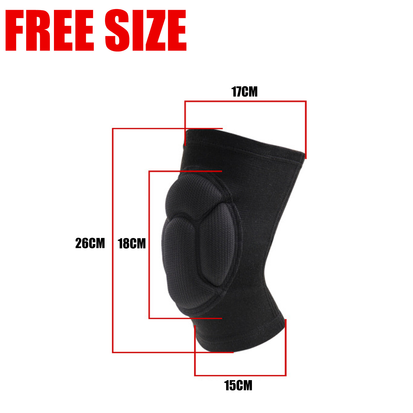2 Pair Professional Knee Pads Leg Protector For Sport Work Flooring Construction