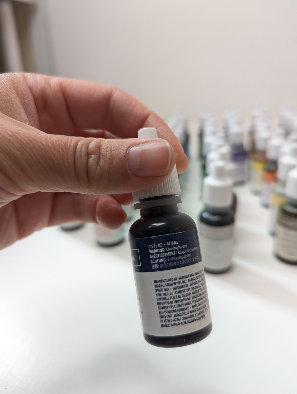 55 Bottles Stampin Up Ink Refill Lot Colors (Retired & Current) EUC