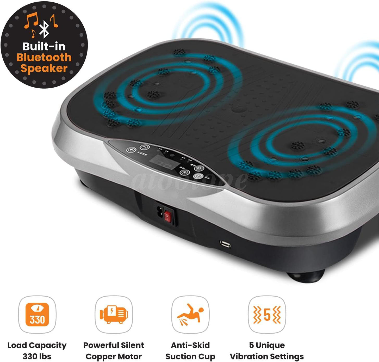 NEW Vibration Plate Exercise Machine Vibrate Platform Whole Body Workout Fitness