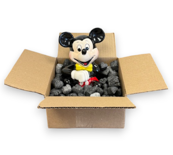 FunPak Black Hearts Biodegradable Packing Peanuts 1.5 cu ft Bag