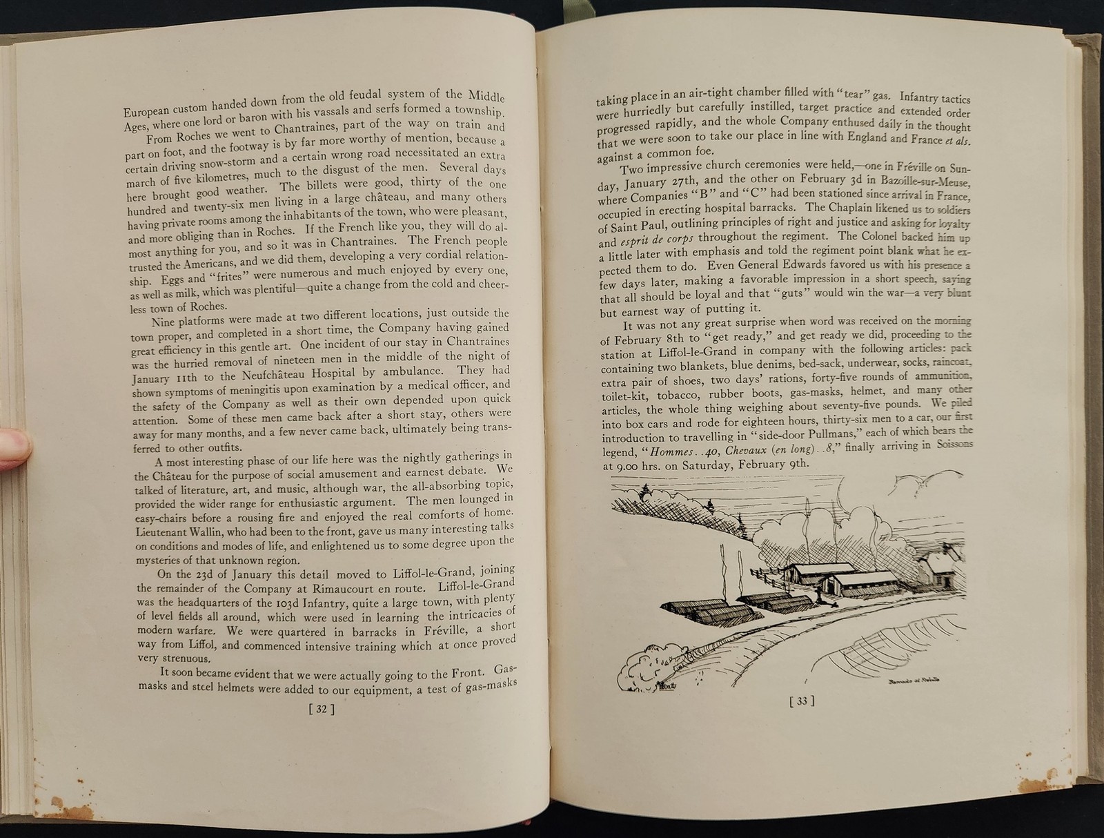 1919 antique WWI HISTORY "E" Co 101st ENGINEERS 26th DIV private printing