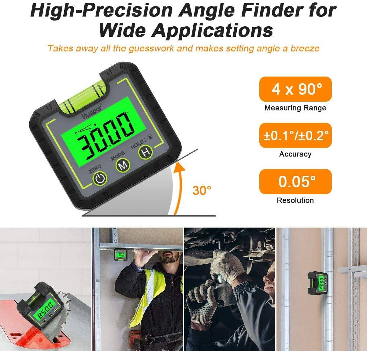 Magnetic Digital Level Box Angle Finder Protractor Inclinometer Bevel Gauge