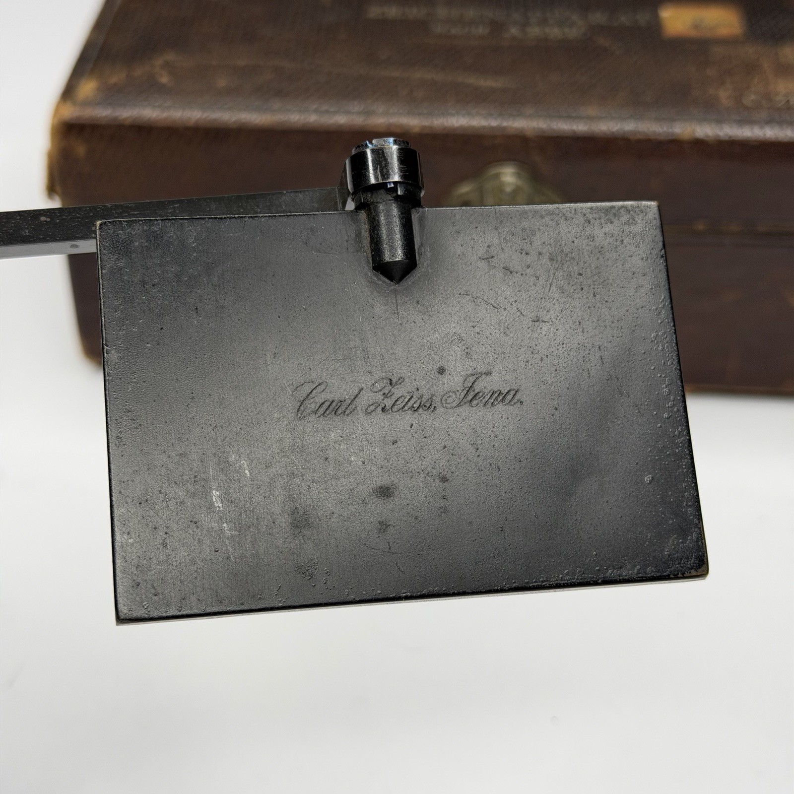 Vintage Carl Zeiss Jena Microscope Camera Lucida Abbe's Drawing w/Case