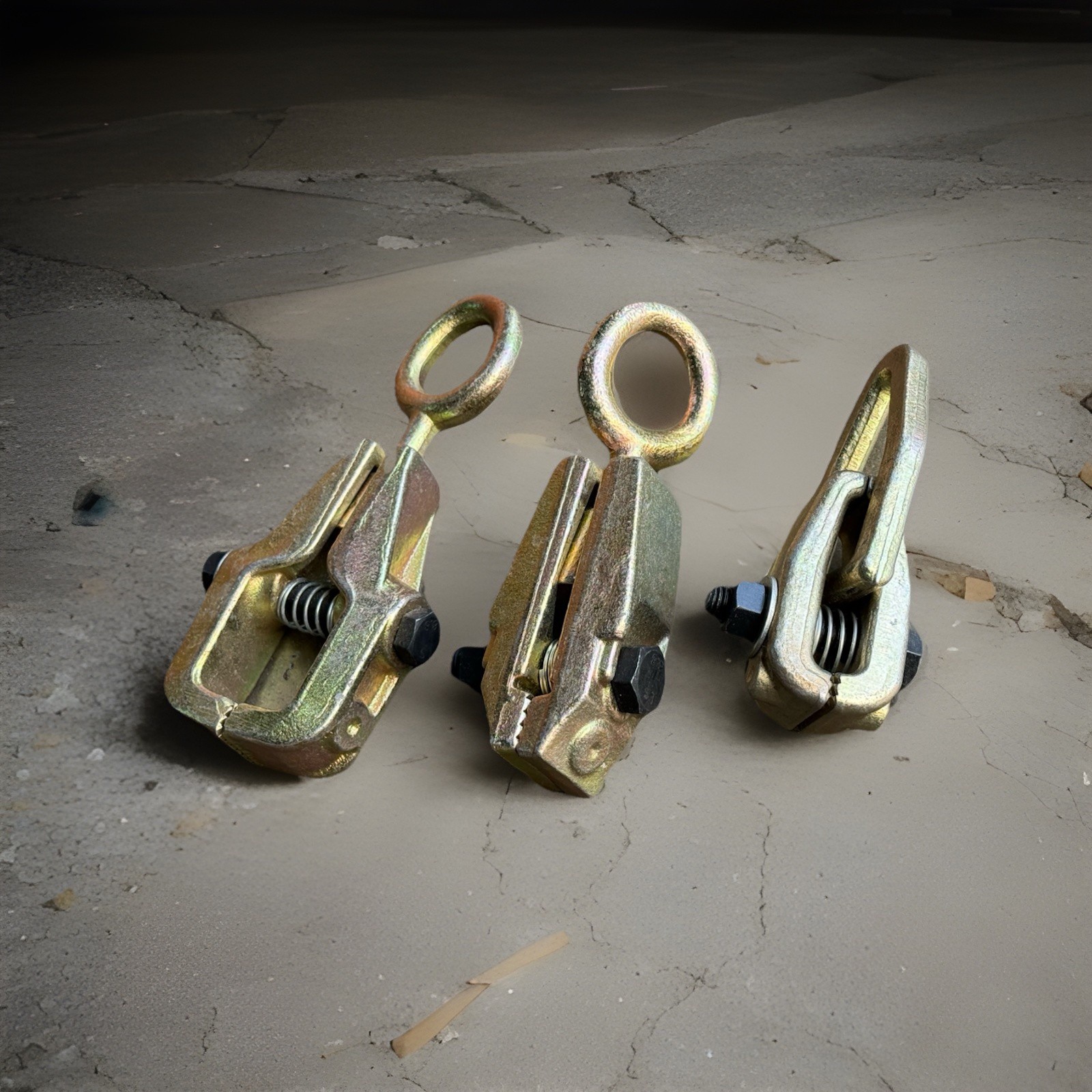 3pcs Auto Body Frame Dent Repair Clamp 5 Ton Pulling Clamps Self-Tightening Jaw