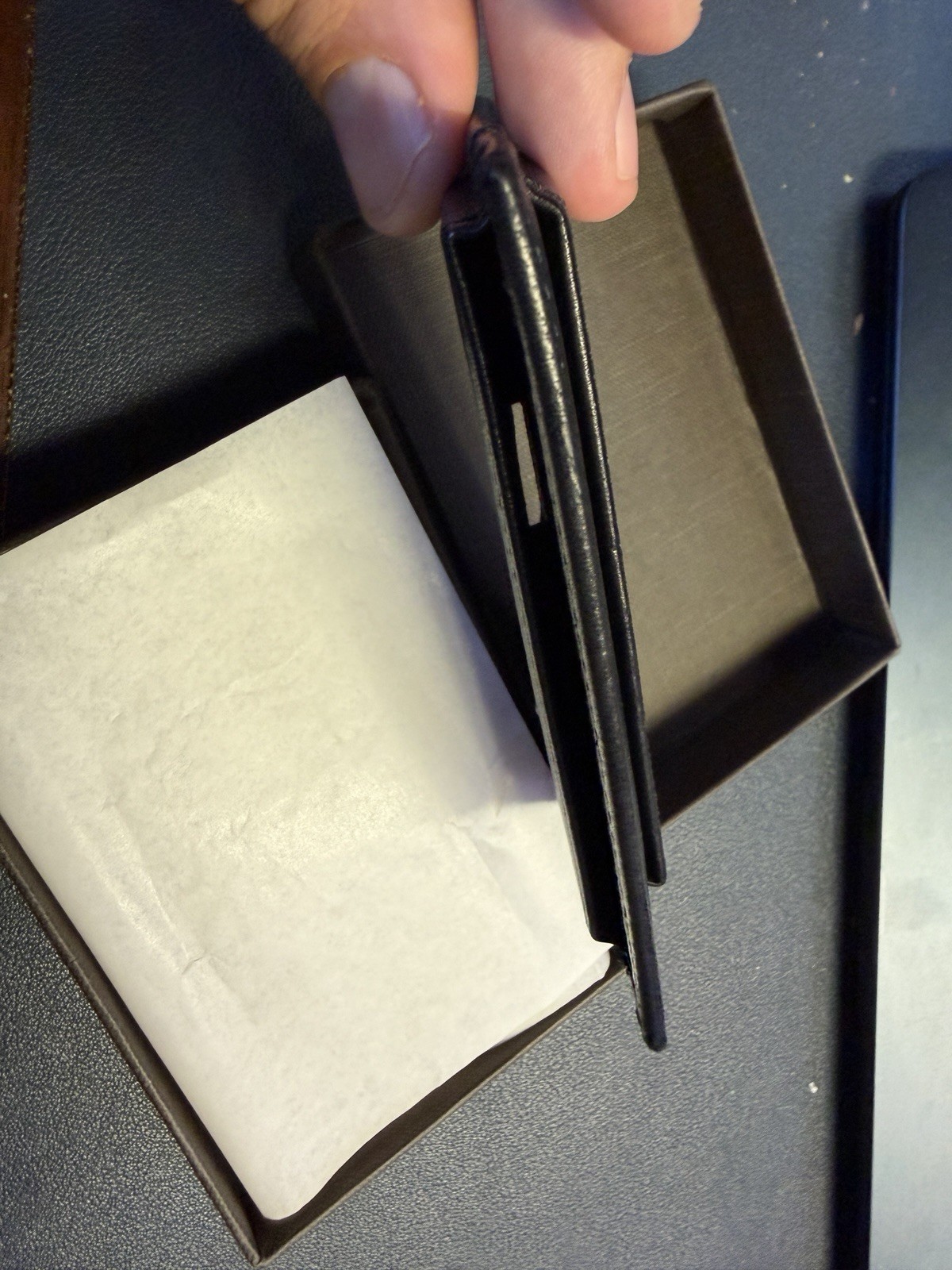 NEW Patek Philippe Calatrava Black Calfskin Cardholder Card Wallet - AD VIP Gift