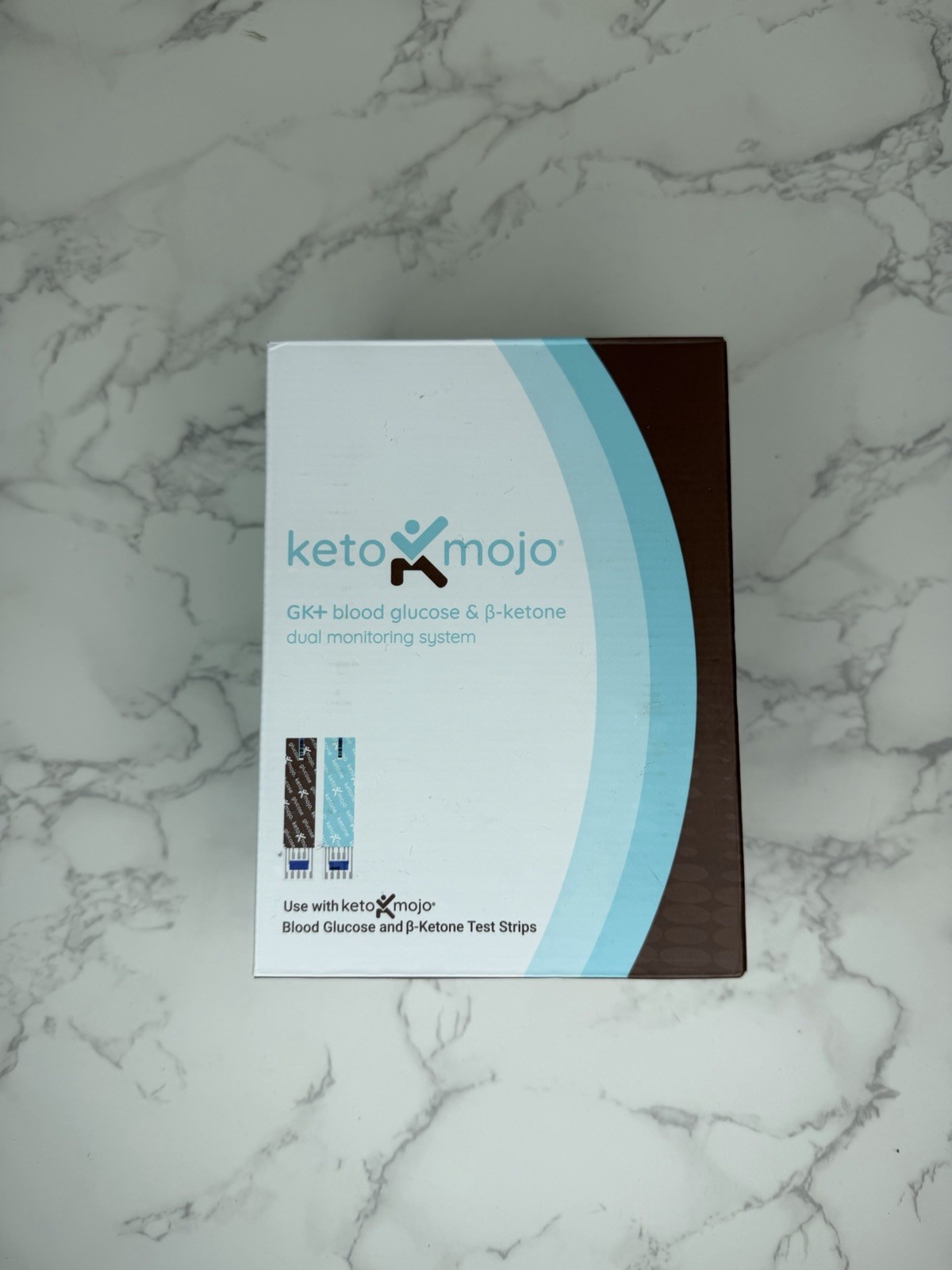 Keto-Mojo GK+ Blood Glucose B-Ketone Dual Monitoring System New