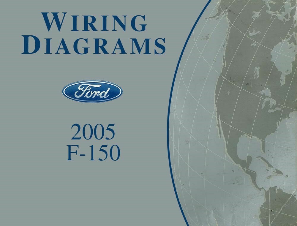 2005 Ford F-150 Truck Wiring Diagrams Schematics Drawings Color Codes Factory