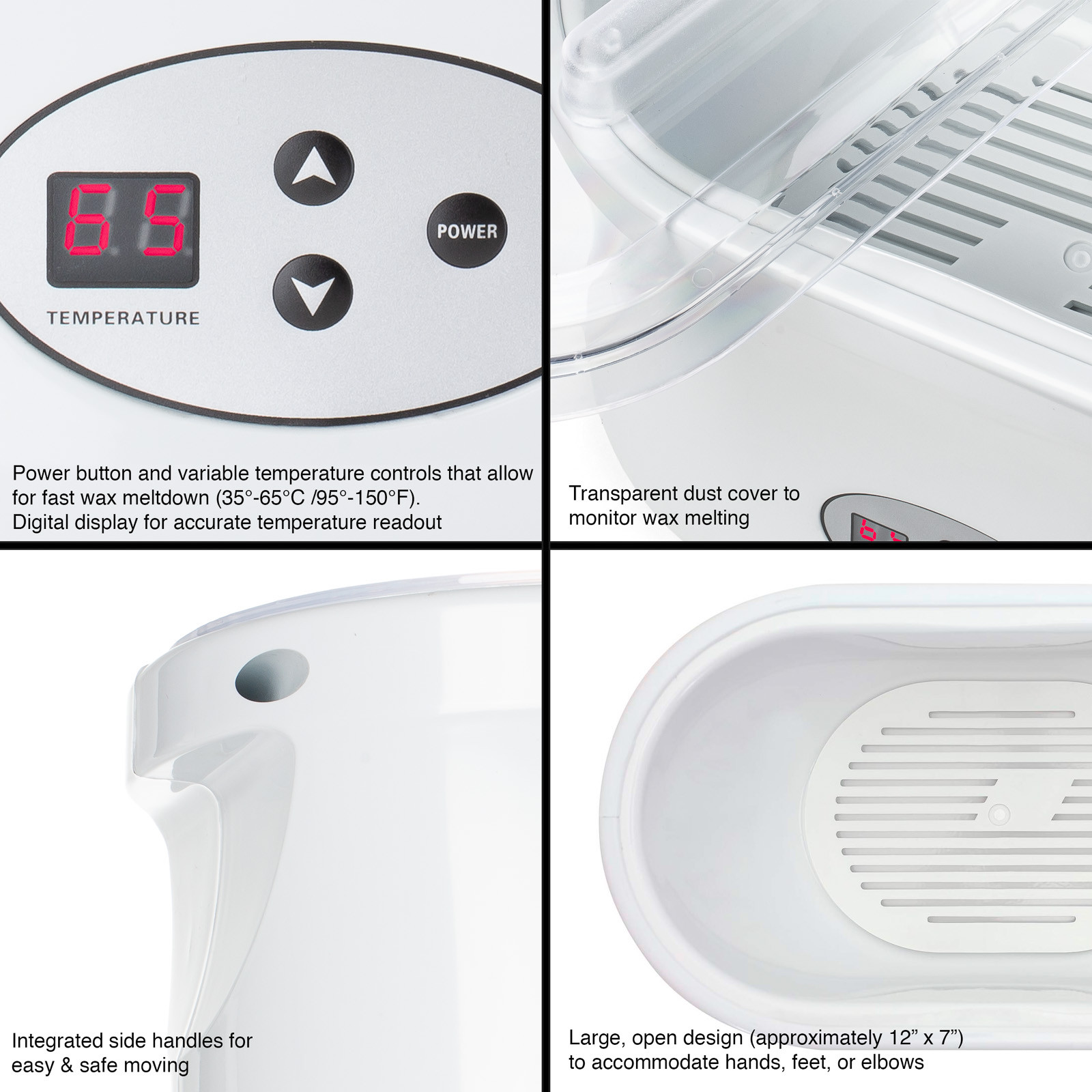 Portable Electric Hot Paraffin Wax Warmer Spa Bath