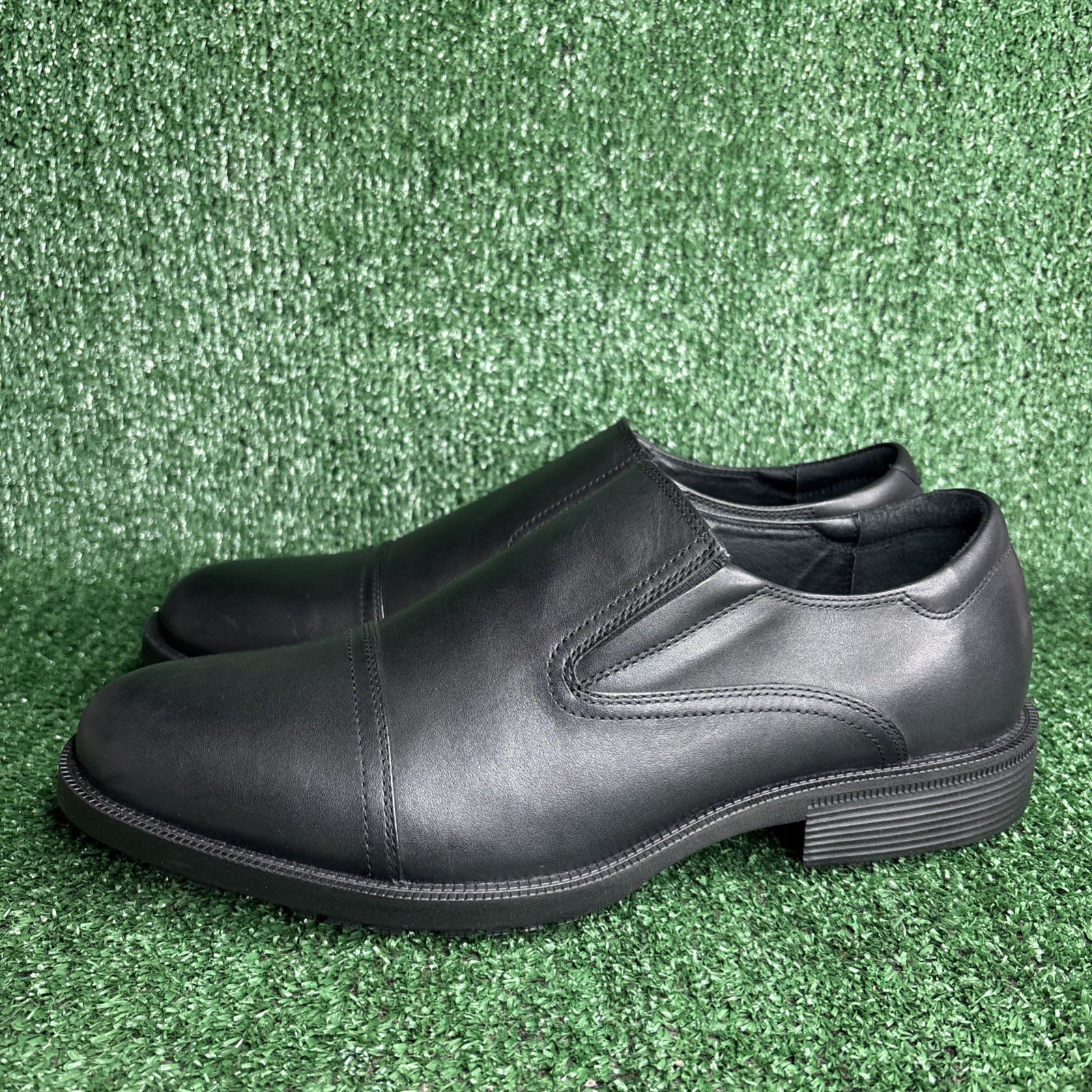 Shoes For Crews “Statesman” Cap Toe Slip On Oxfords Mens Size 11.5 Wide - NEW