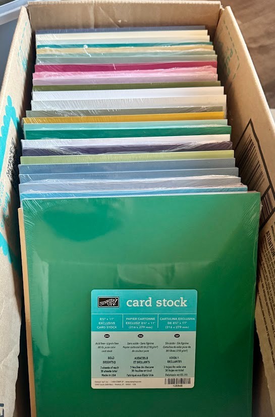 Stampin Up Cardstock Paper NEW 8.5" x 11" Sealed Choose Color