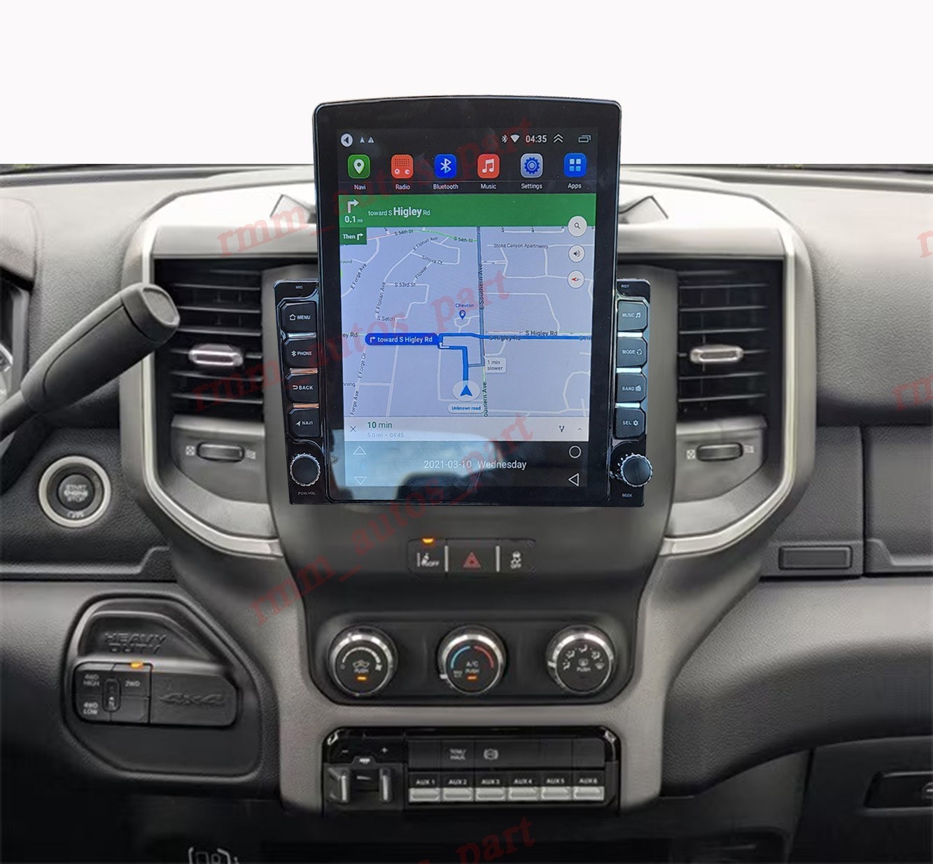 For Ram 1500 2500 3500 2019-2024 Android 15 Carplay Car Stereo Radio GPS