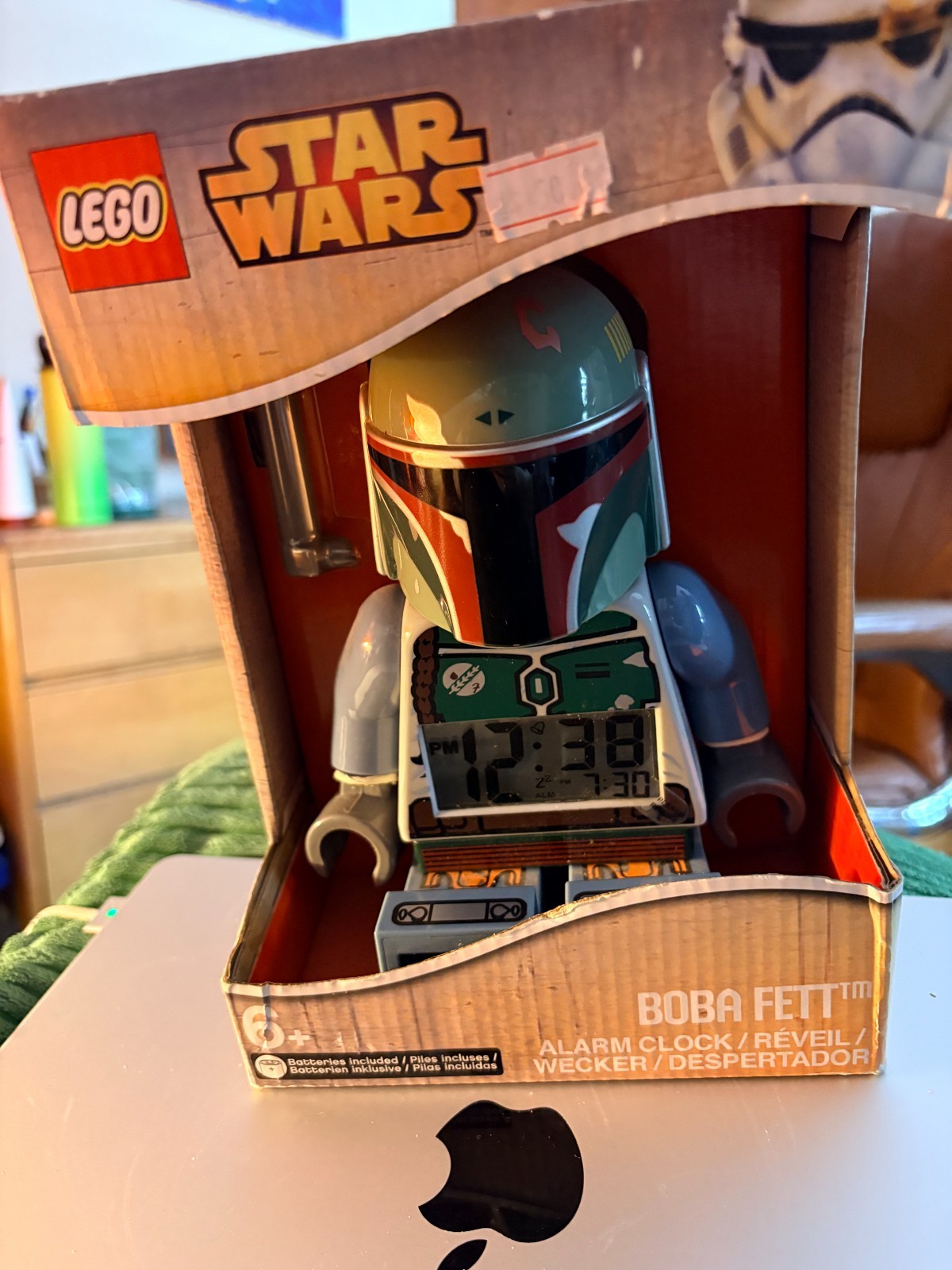 LEGO Star Wars Boba Fett 9” Digital Alarm Clock - NIB