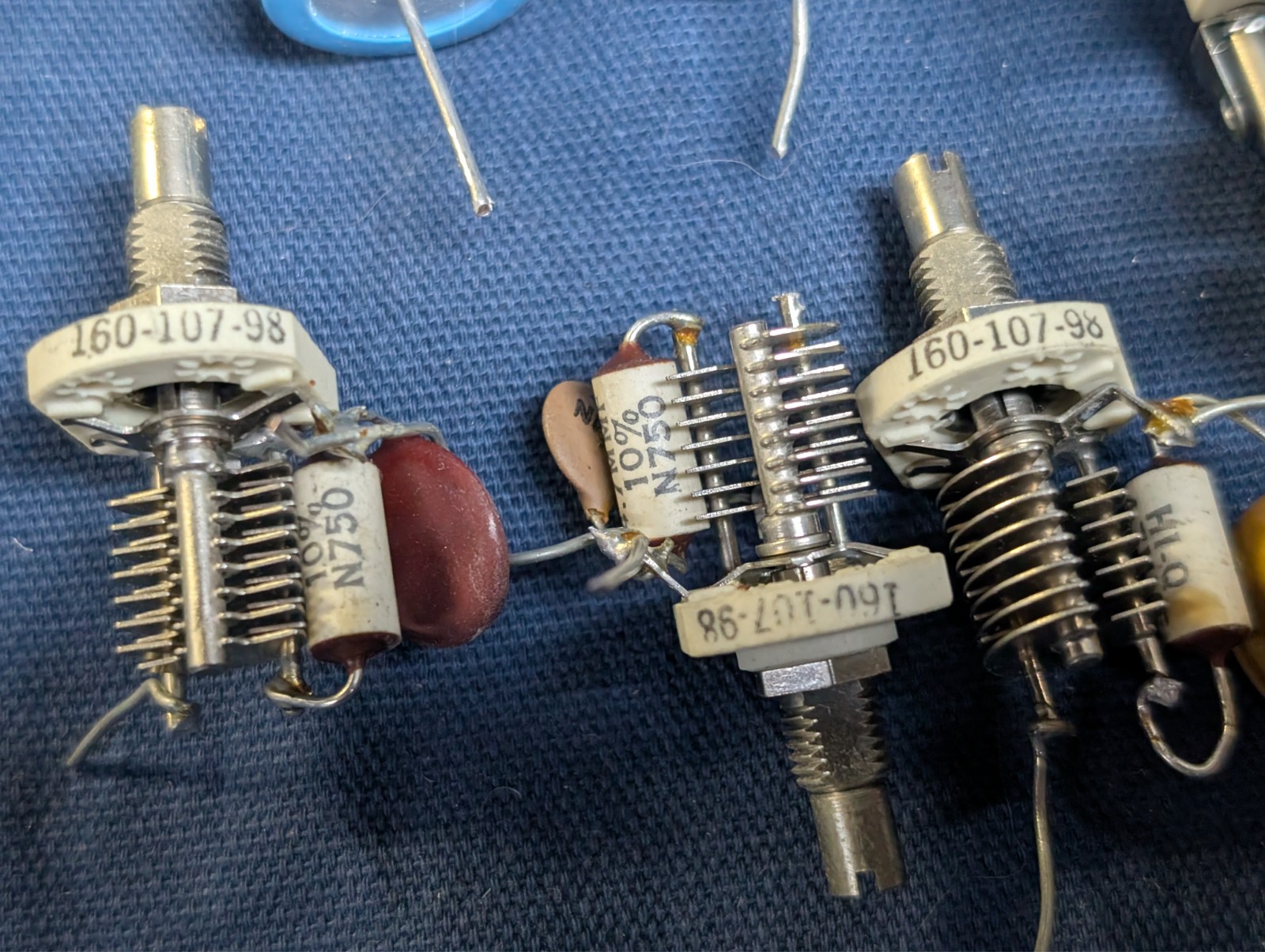 Heathkit Apache TX-1 Ham Radio Transmitter Various parts, Capacitors, tuners etc