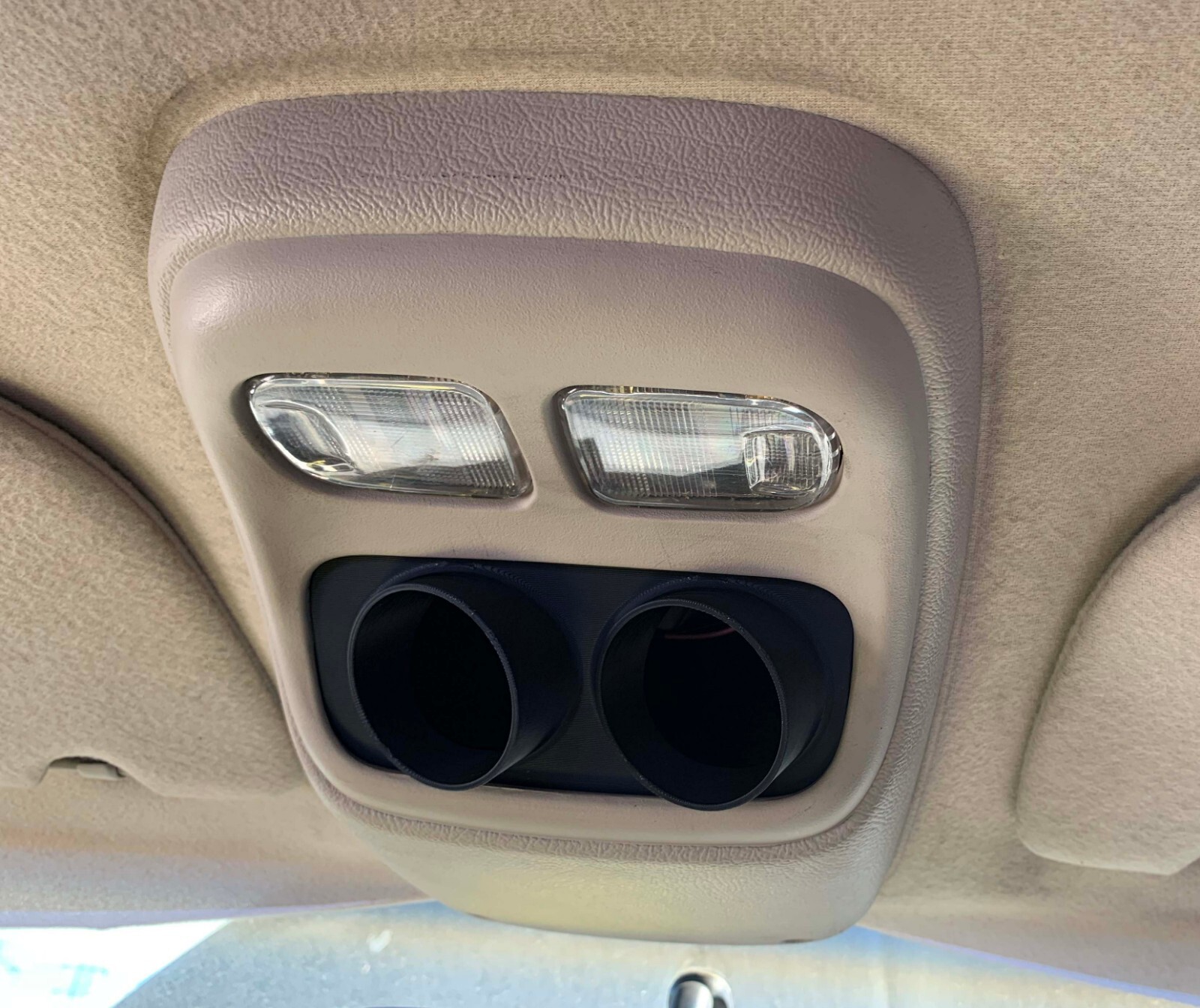 Ram 94-97 Map Light Double Gauge Pod Angled