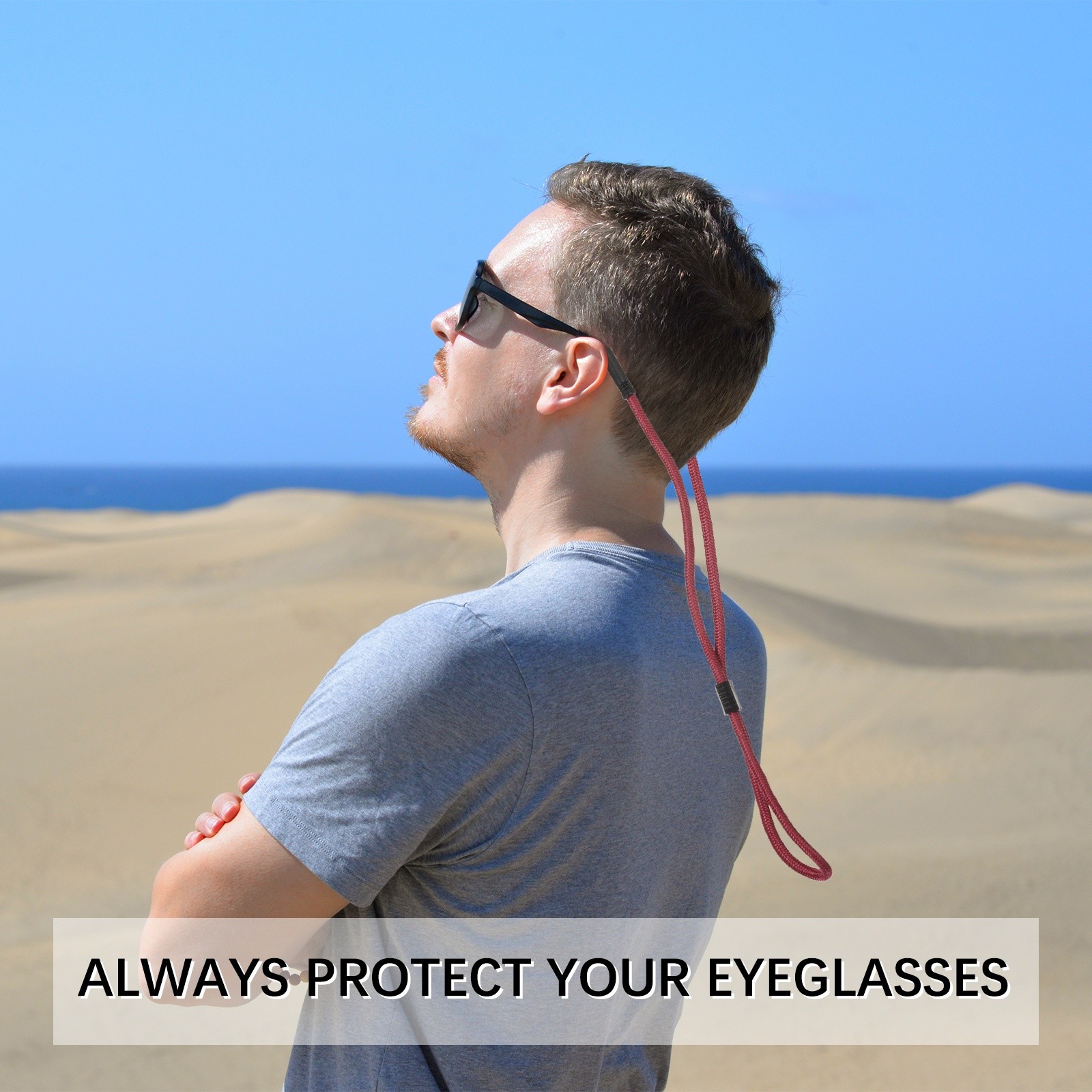 Glasses Strap [2pcs] - Eye Glasses Holder - [Multicolor - 25 IN]