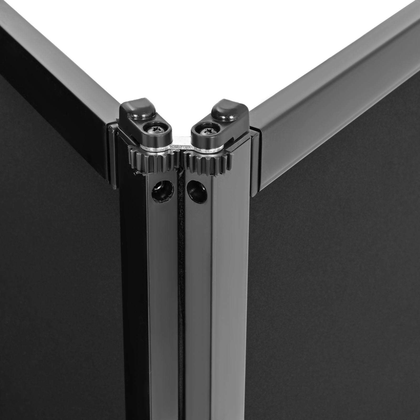 48"x 25" White+Black DJ Foldable Facade Portable Event Booth Panels w/Carry Bag