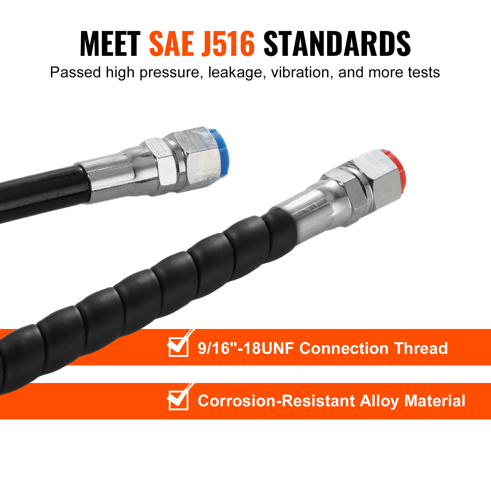 VEVOR Outboard Hose Kit 20 ft Hydraulic Steering Hose for Outboard Steering Boat