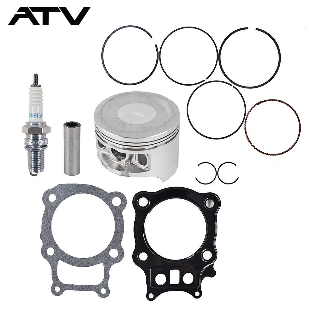 Piston Rings Gasket Kit Spark Plug 2000-2006 for Honda Rancher TRX350